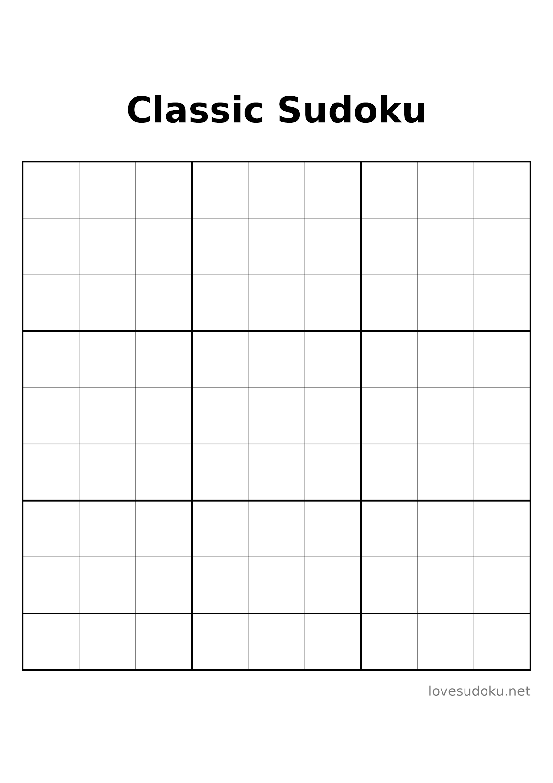 sudoku words